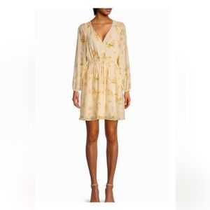 Madewell | Floral long sleeve dress | size L